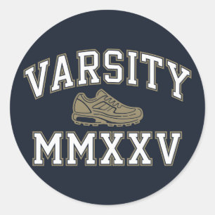 Sticker Rond Classic Track et Field Varsity - Sport classique