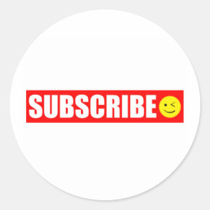 Sticker rond classique