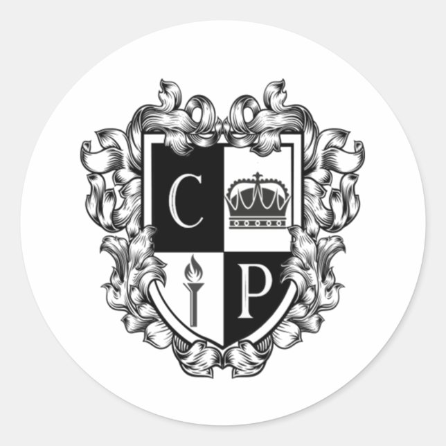 Sticker rond classique (Devant)