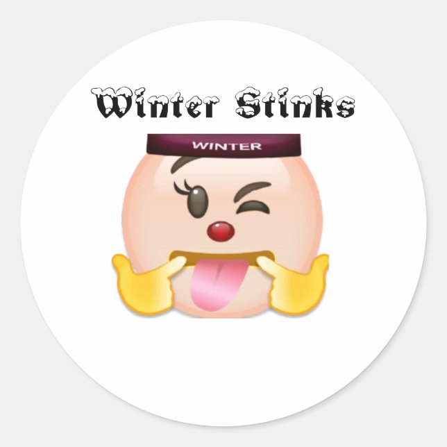 Sticker rond classique (Devant)