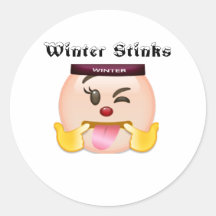 Sticker rond classique