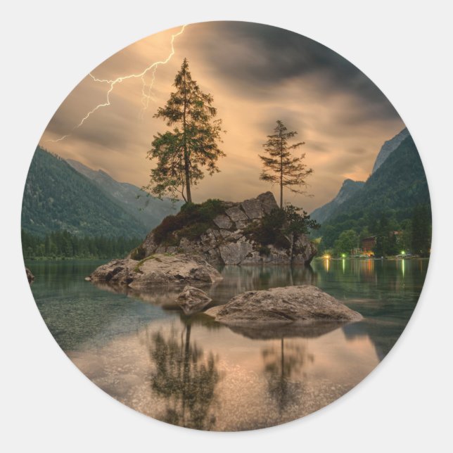 Sticker rond classique (Devant)