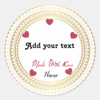 Sticker rond classique