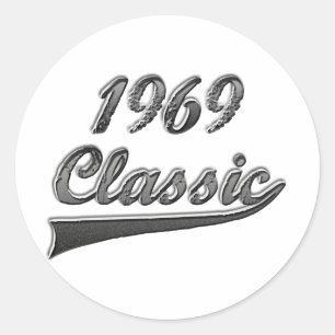 Sticker Rond Classique 1969