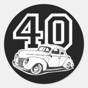Sticker Rond Classique 40