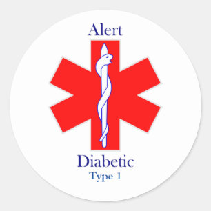 Sticker rond classique, brillant, grand, 3 pouces