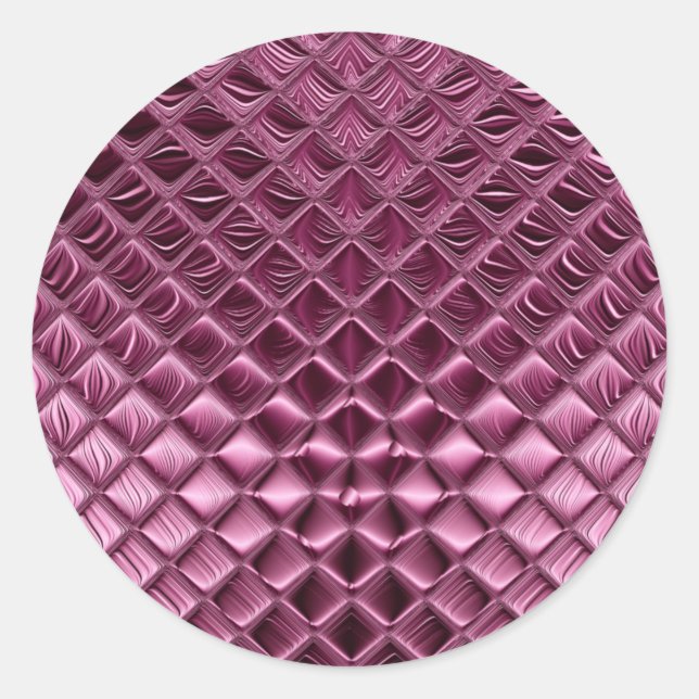 Sticker rond classique de Bourgogne (Devant)