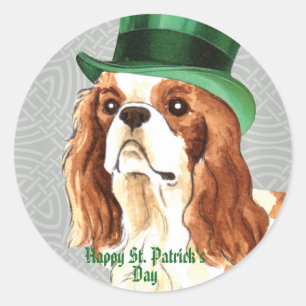 Sticker rond classique de la Saint-Patrick