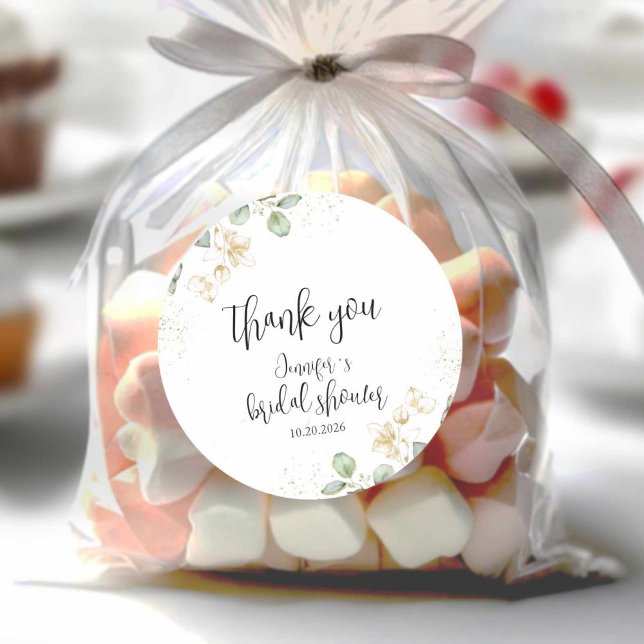 Sticker rond classique Fête des mariées verte (Créateur téléchargé)