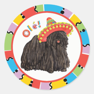 Sticker rond classique Fiesta Puli