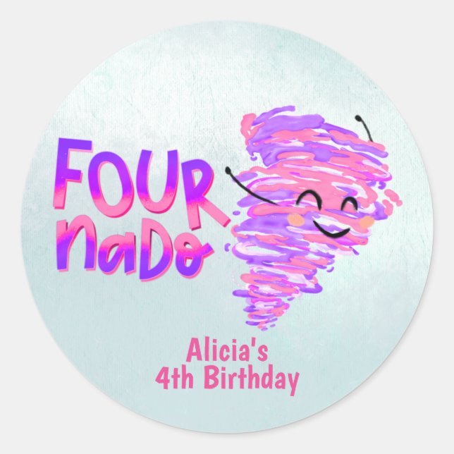 Sticker Rond Classique Fournado T-Shirt (Devant)