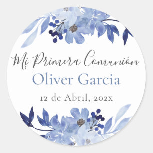 Sticker Rond Classique Mi Primera