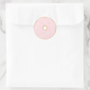 Sticker rond classique pour la fête d'anniversair