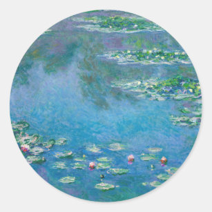 Sticker Rond Claude Monet