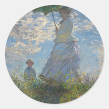 Claude Monet - Une femme avec une oeuvre de paraso