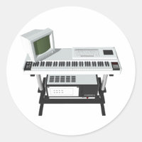 Clavier d'échantillonneur de style des années 80 :