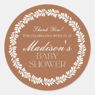 Sticker Rond Clay Talavera Carreaux Espagne Baby shower Fiesta