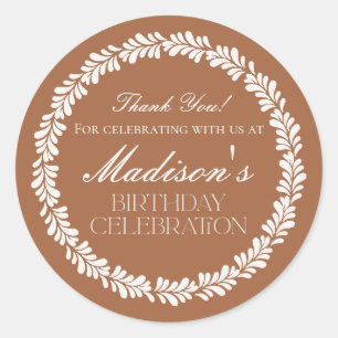 Sticker Rond Clay Talavera Carrelage Espagne Fiesta Anniversair