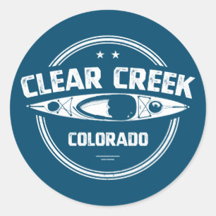 Sticker Rond Clear Creek, Colorado