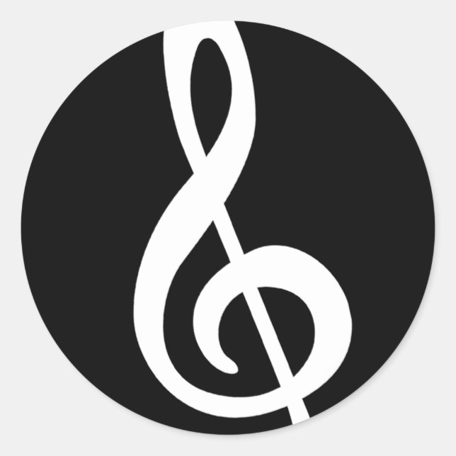 Sticker Rond Clef moderne en acier (Devant)