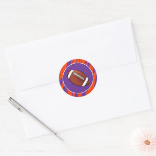 Sticker Rond Clemson Fan Personnalisable