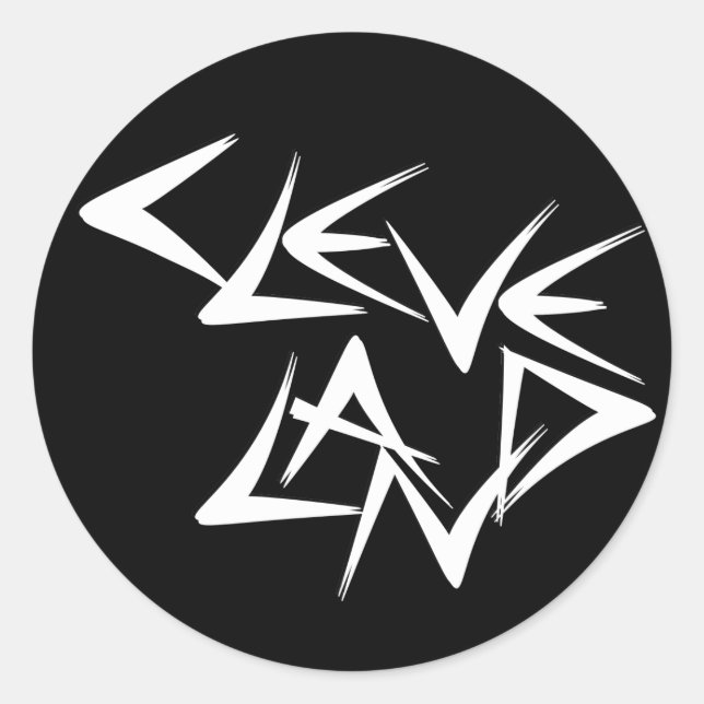 Sticker Rond Cleveland (Devant)