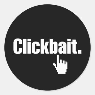 Sticker Rond Clickbait.