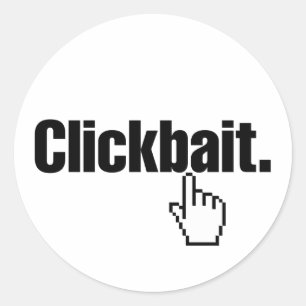 Sticker Rond Clickbait.