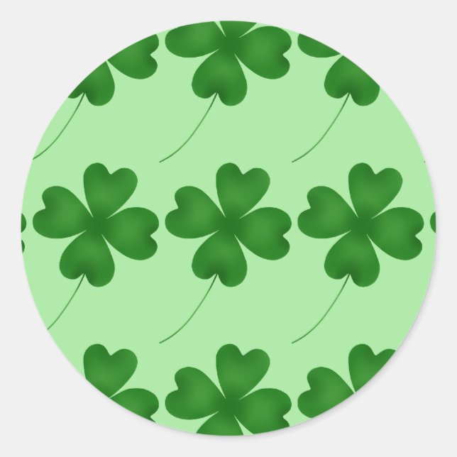 Sticker Rond Clochers chanceux (Devant)