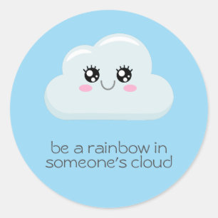 Sticker Rond Cloud