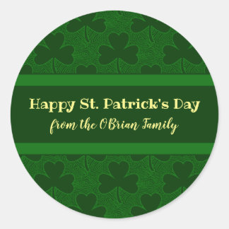 Sticker Rond Clover Scribblprint