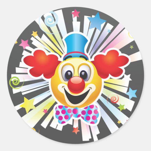 Sticker Rond Clown (Devant)