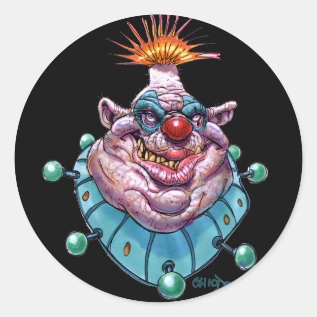 Sticker Rond Clown (Devant)