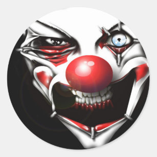 Autocollants Stickers Clown Horreur Zazzle Fr