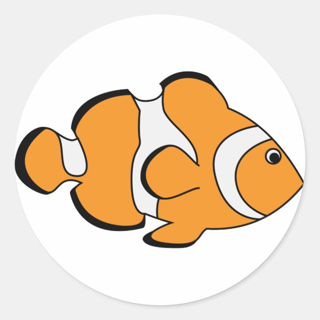 Sticker Rond Clownfish (Devant)
