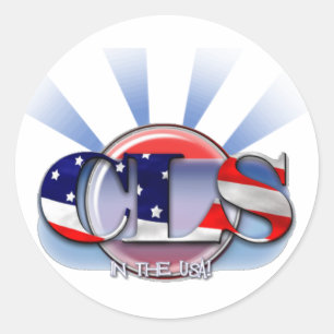 Sticker Rond CLS aux États-Unis CLINICAL LABORATORY SCIENTIFIQU