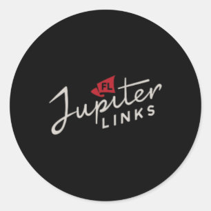 Sticker Rond Club de golf Jupiter Links Tgl avantarrière offici