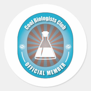 Sticker Rond Club frais de biologistes