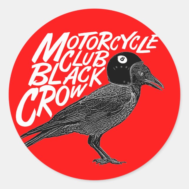Sticker Rond Club moto (Devant)