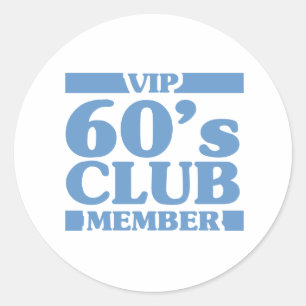 Sticker Rond Club VIP 60