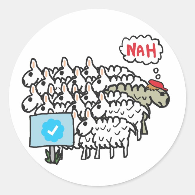 Sticker Rond Coche anti-bleue (Devant)