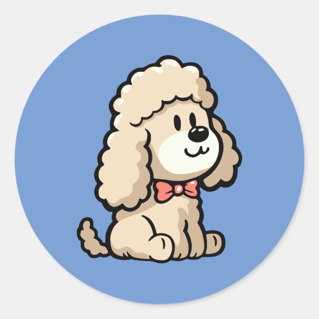 Sticker Rond Cockapoo (Devant)