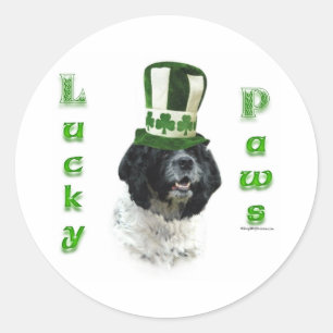 Sticker Rond Cocker Spaniel Lucky Paws