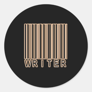 Sticker Rond Code-barres de l'auteur
