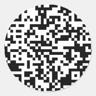 Sticker Rond Code QR
