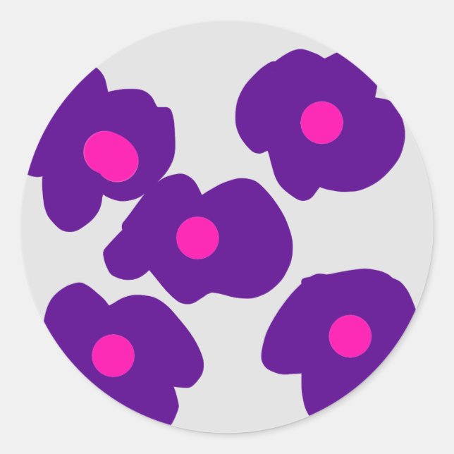 Sticker Rond Code QR personnalisé simple ajouter votre nom logo (Devant)
