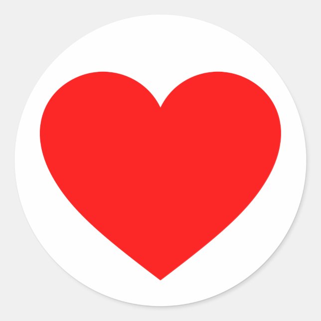 Sticker Rond Coeur (Devant)