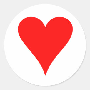 Sticker Rond Coeur
