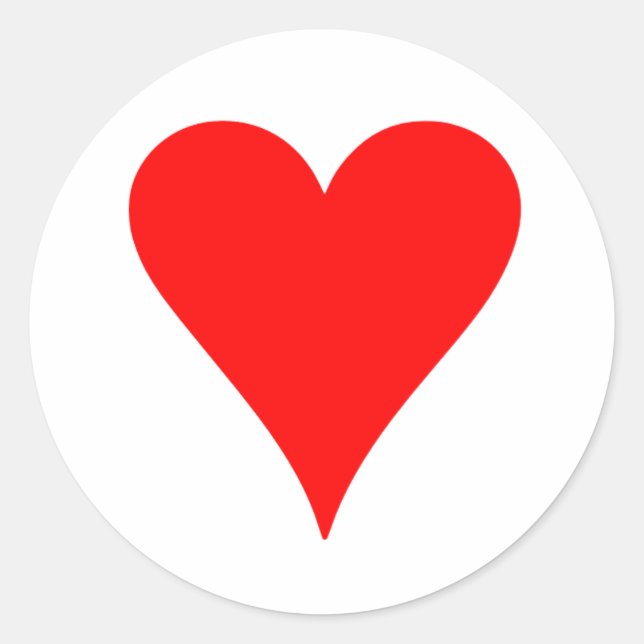 Sticker Rond Coeur (Devant)