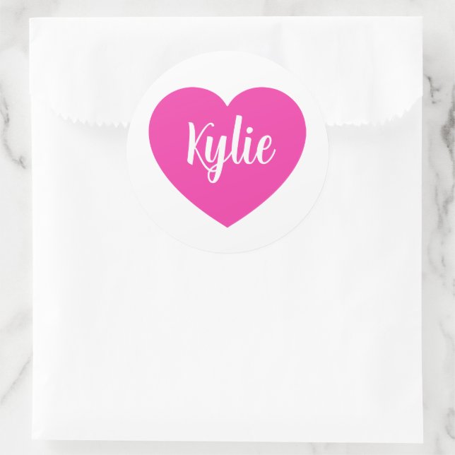 Sticker Rond Coeur (Sac)